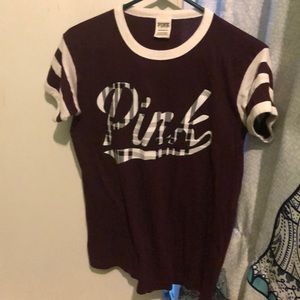 Victoria's Secret pink campus tee